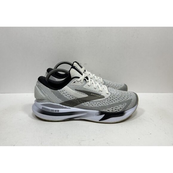 Brooks Adrenaline GTS 24 Shoes Womens Size 9.5 White Black Sneakers Running - Picture 1 of 8